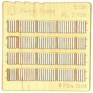 Wooden fence 1:120 - type 20